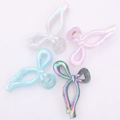 PWEOUKE bow clip close-up detail showing strong plastic and durable spring
