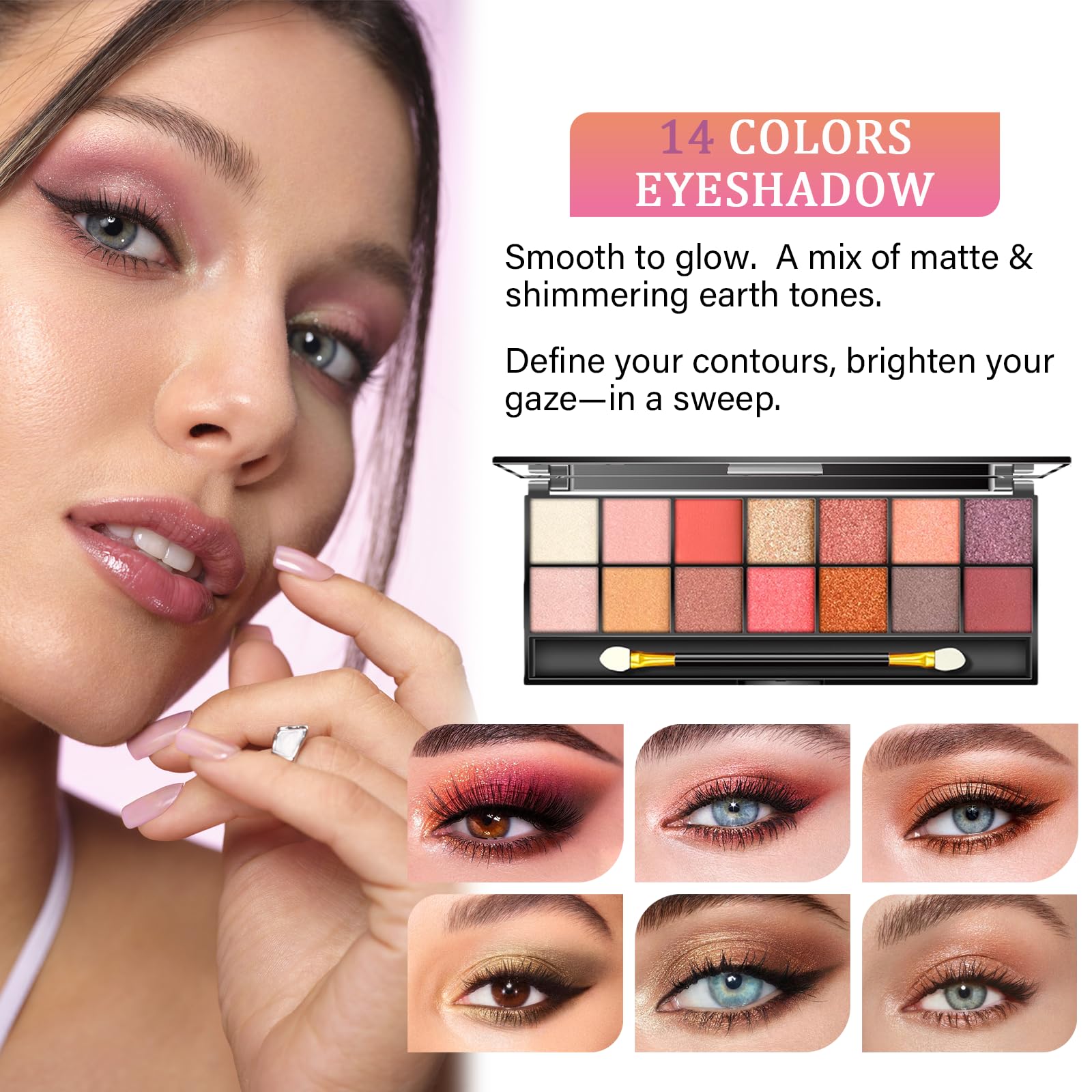 PWYSHXDF detailed shot of included brushes and applicators for precise application