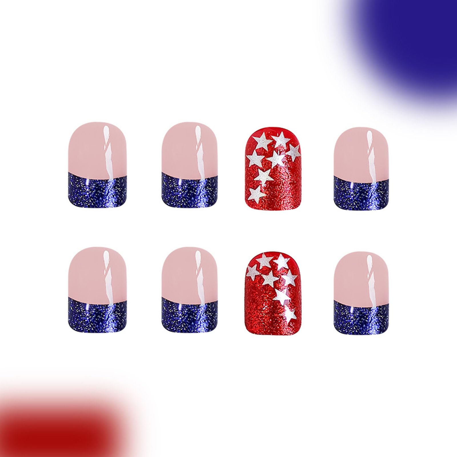 PXUEZAY nails worn on hands at outdoor celebration demonstrating instant polished look