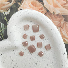 PXUEZAY worn on toes in sandals, natural nude-pink look for everyday style and confidence
