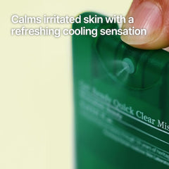 Pyunkang Yul mist in travel bag illustrating on-the-go redness relief