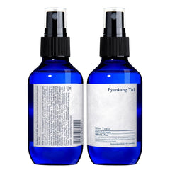 Pyunkang Yul mist spray in action delivering fine hydration and quick absorption
