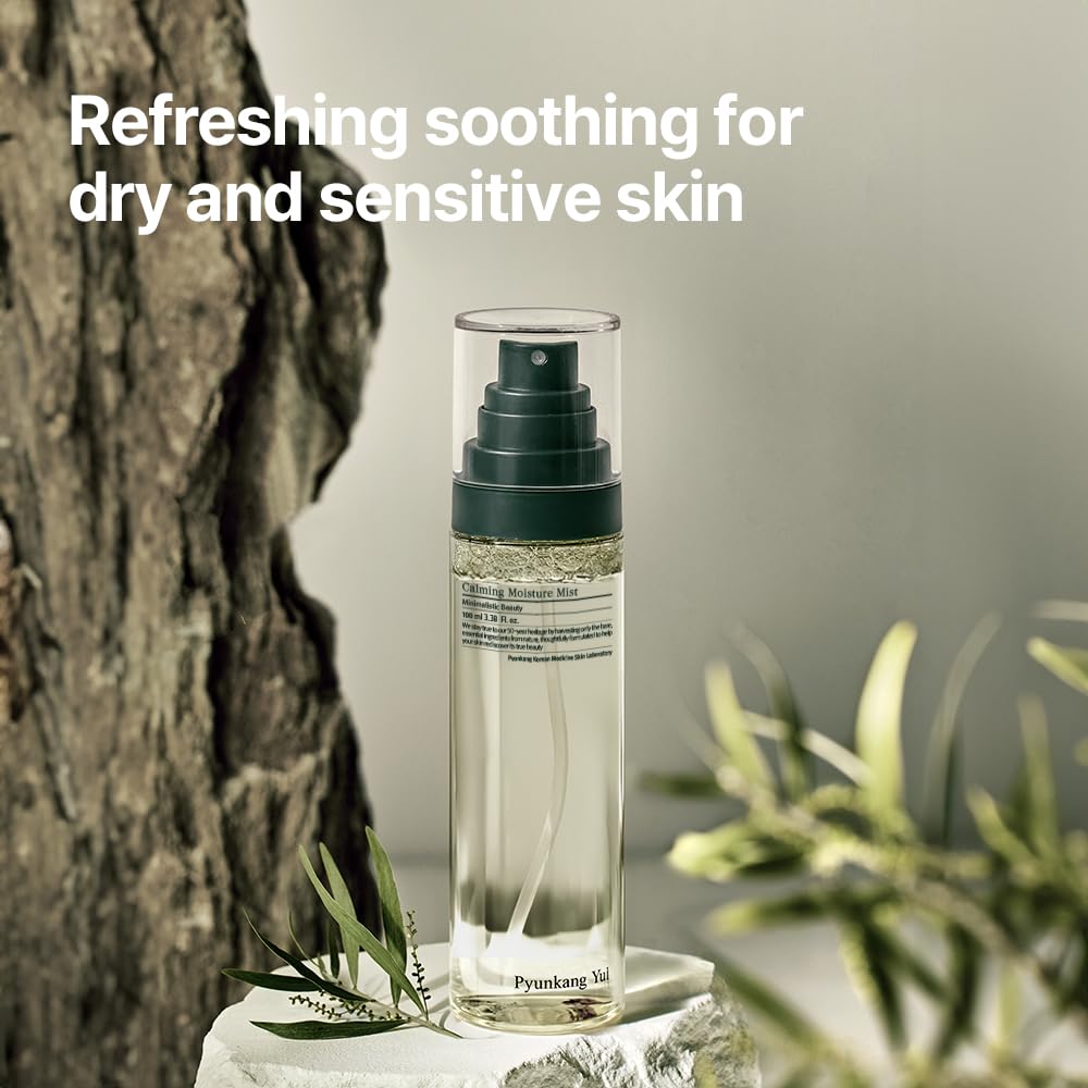 Pyunkang Yul fine mist spray producing micro-droplets for even hydration and no stickiness