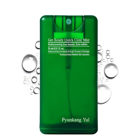 Pyunkang Yul front packaging showing compact calming mist benefits