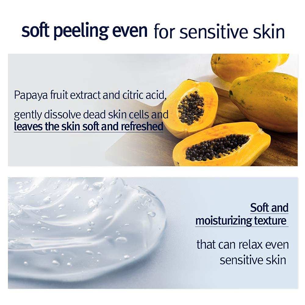 Pyunkang Yul papaya extract visual emphasizing natural enzyme exfoliation benefit