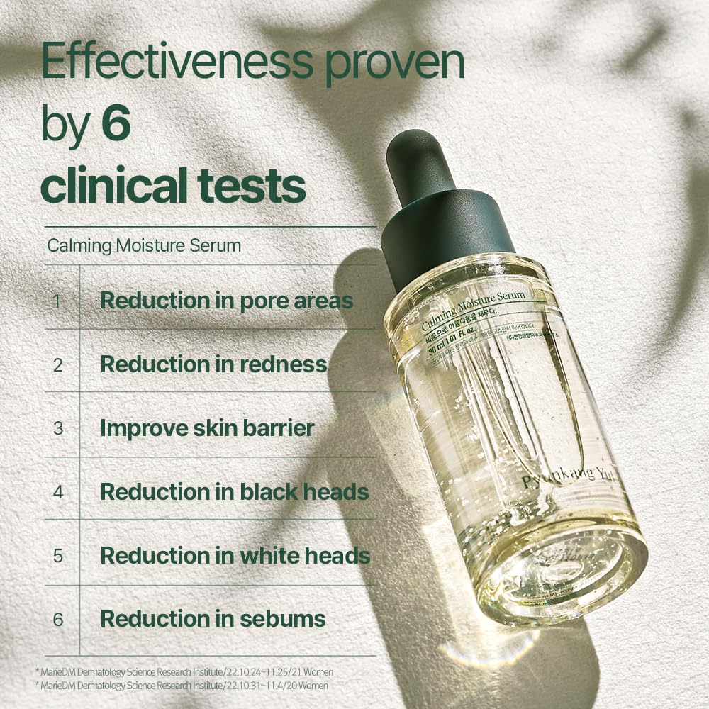 Pyunkang Yul serum in hand illustrating size and easy daily use benefit