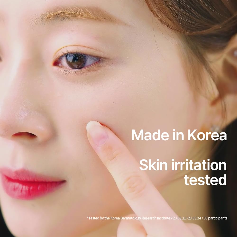 Pyunkang Yul patch under foundation demonstrating concealment benefit