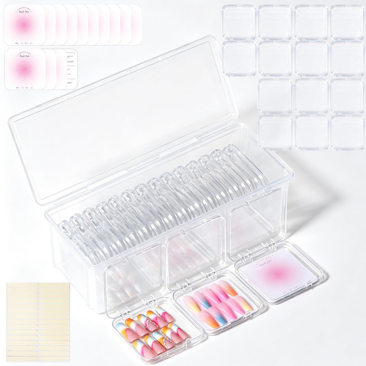 PZSZMIAO large organizer front view showing clear storage and easy access