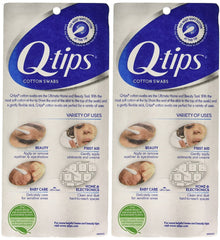 Q-tips close-up pure cotton tip detail highlighting soft absorbent surface