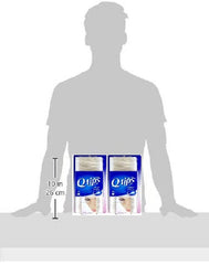 Q-tips in use for makeup touch-up demonstrating precise, gentle correction