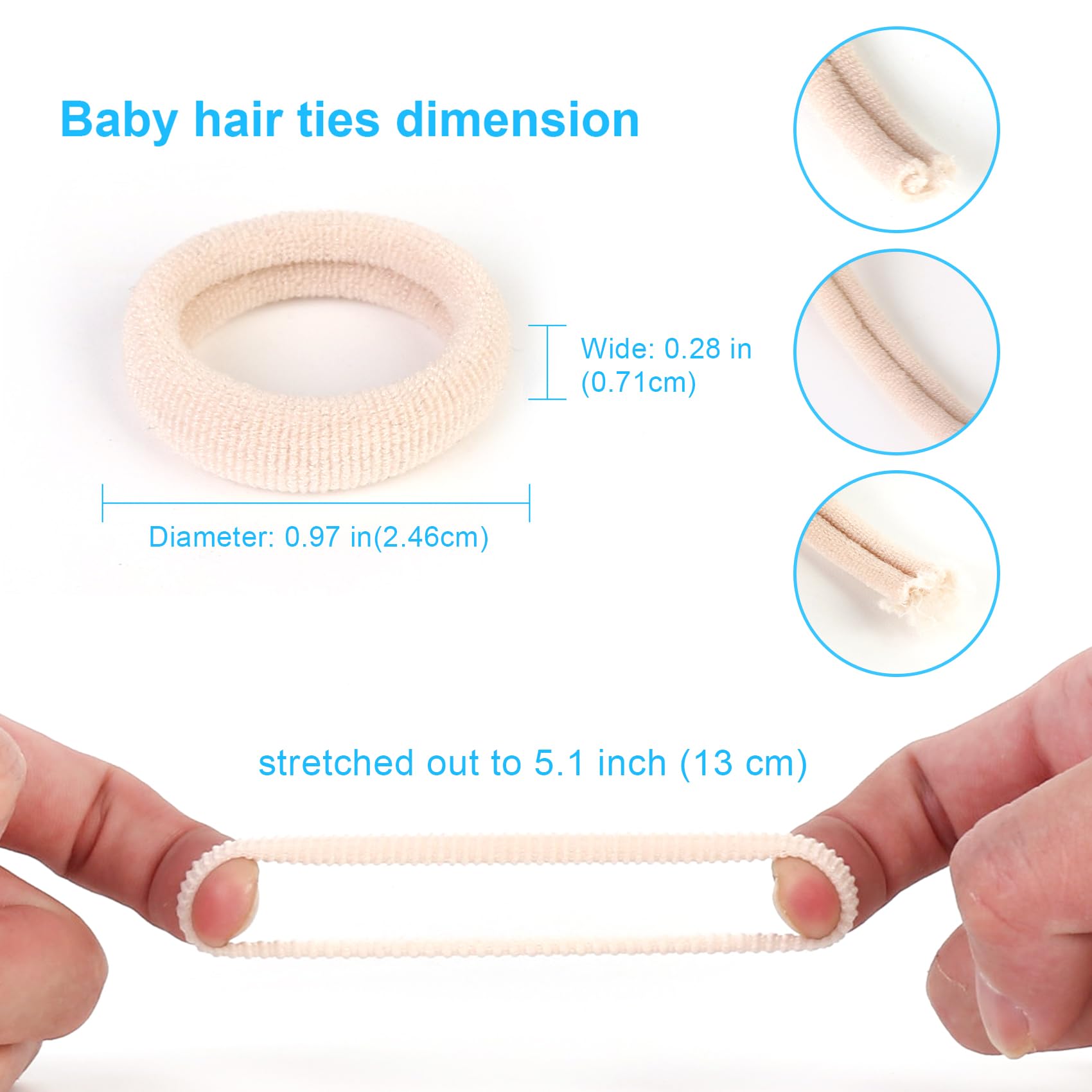 qarwayoc stretched mini tie demonstrating elastic recovery and durability