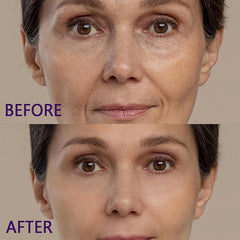 Qawnfy Cemenrete applied to under-eye area to soften fine lines and hydrate