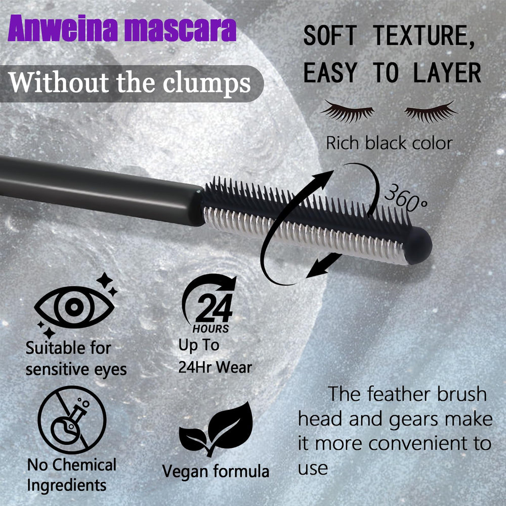 Qawnfy washable brush rinsing under water for easy cleaning benefit