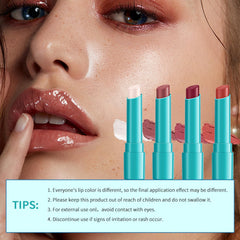 Qawnfy lip oil waterproof cup test demonstrating reduced transfer and durability