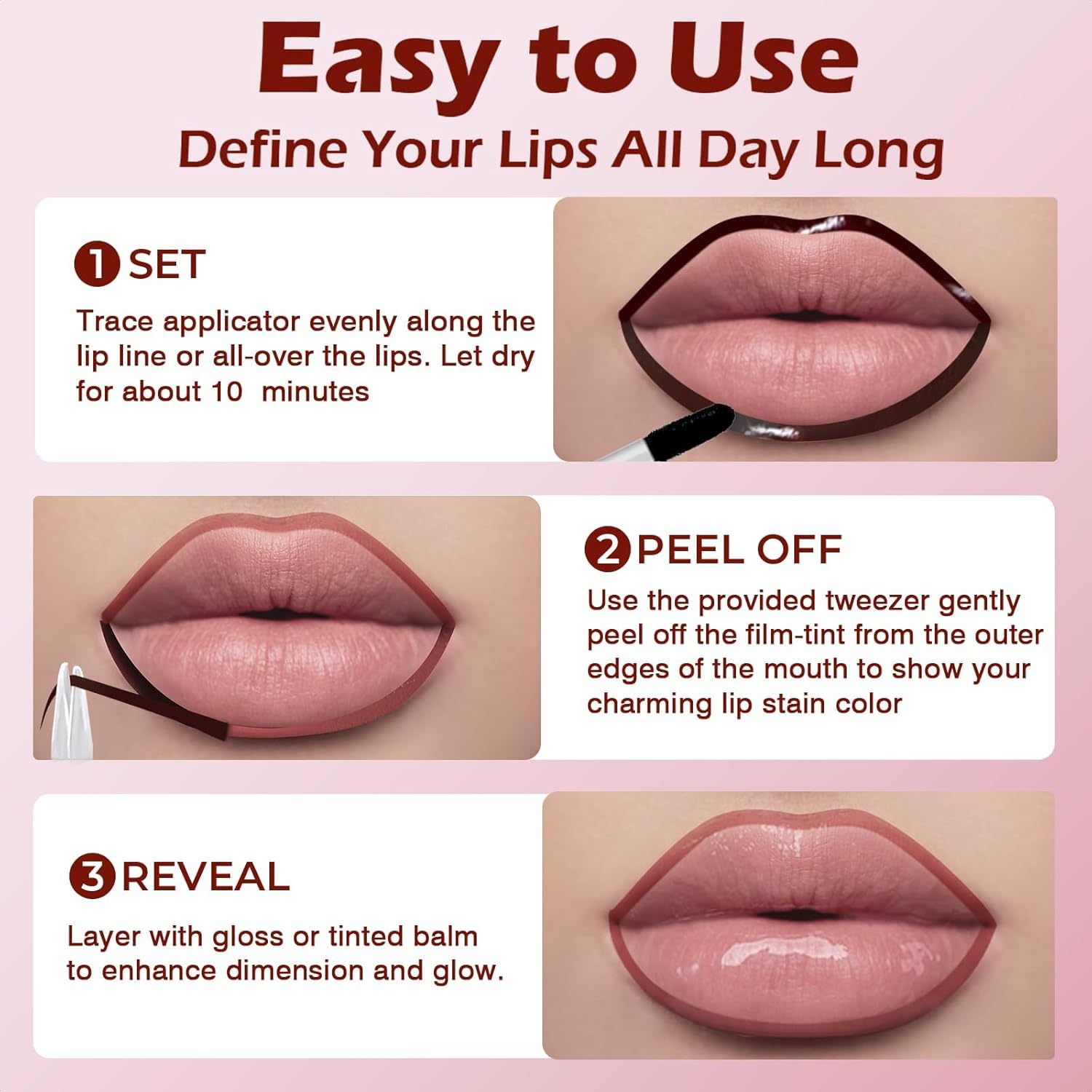 QCMME before and after lips showing sharp, natural-looking lip tattoo