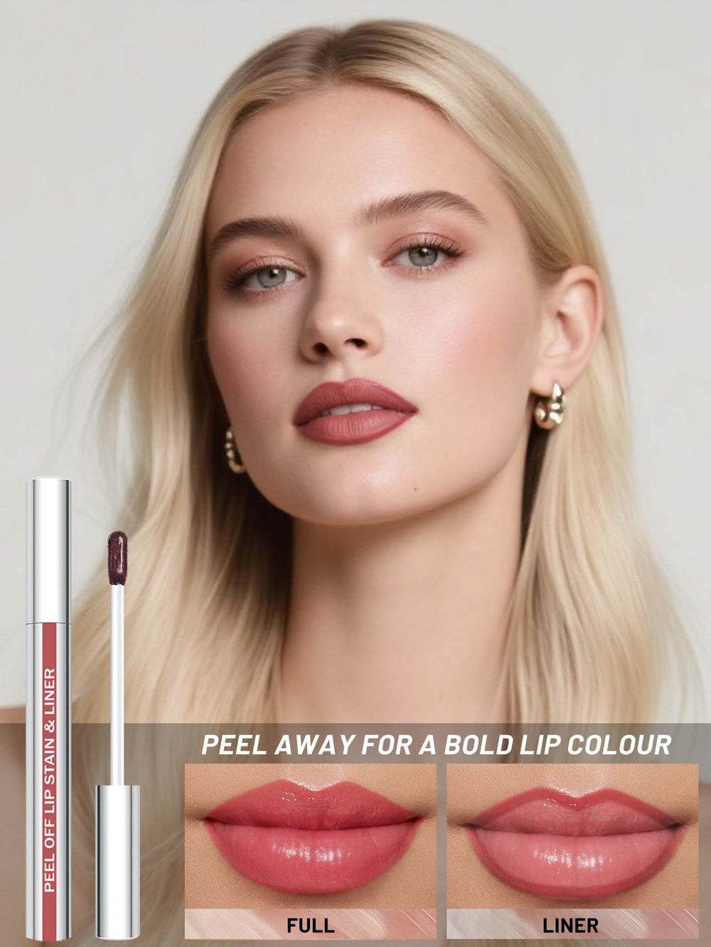 QCMME flat applicator detail for even full-lip color coverage