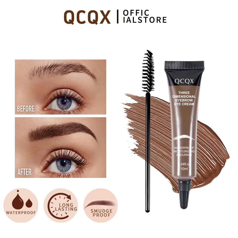 QCQX before and after brows showing fuller natural-looking results benefit