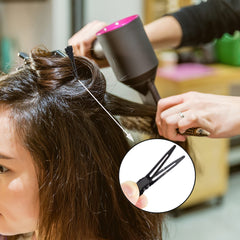 Qearl clip held in hand to show 1.77-inch size and easy handling