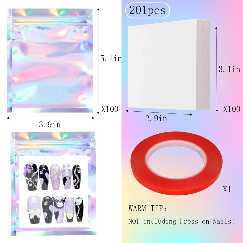 Qenk white cardstock sheets stacked neatly for professional nail displays