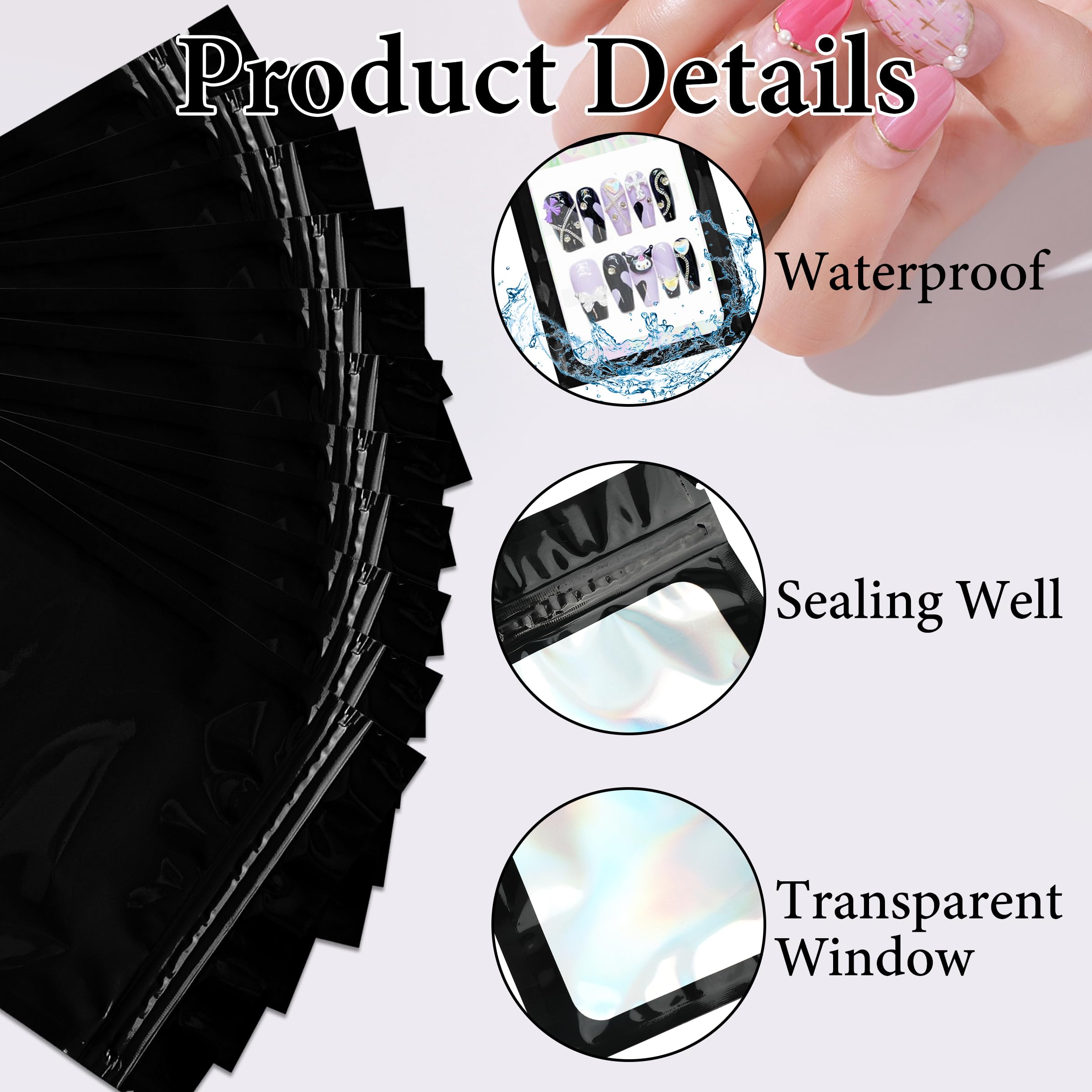 Qenk clear double-sided tape roll close-up for secure, tidy packaging