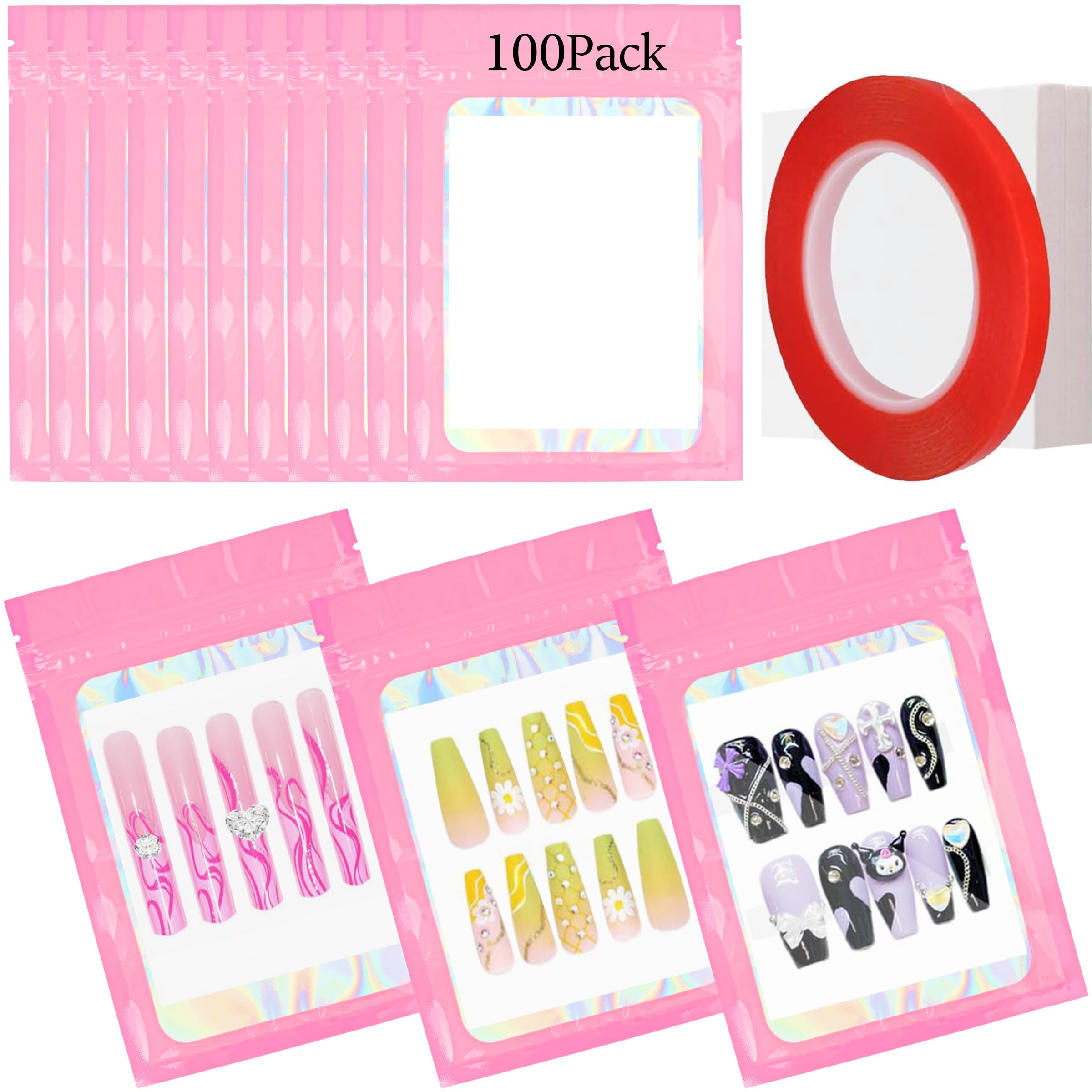 Qenk holographic bag front showing eye-catching display benefit