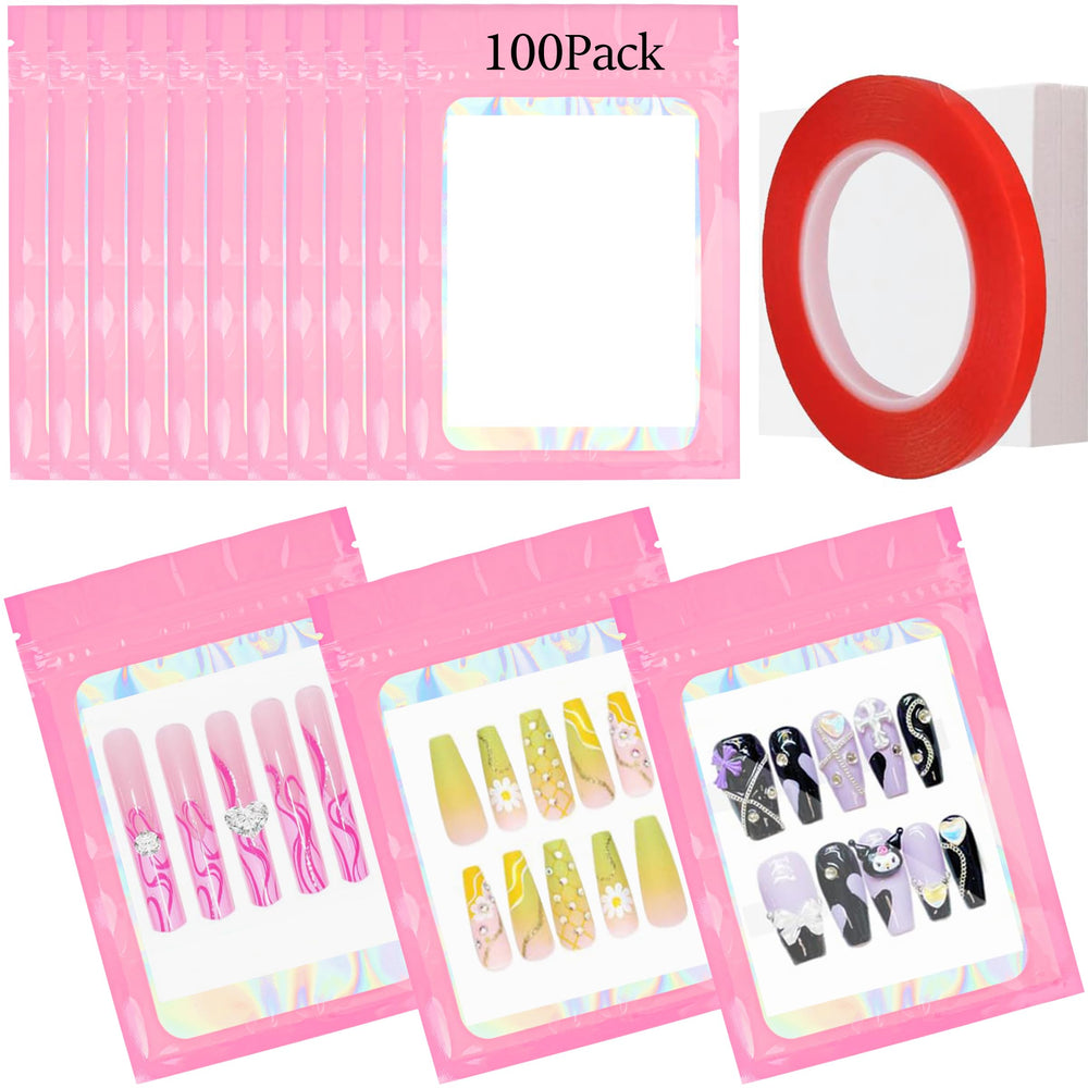 Qenk holographic bag front showing eye-catching display benefit