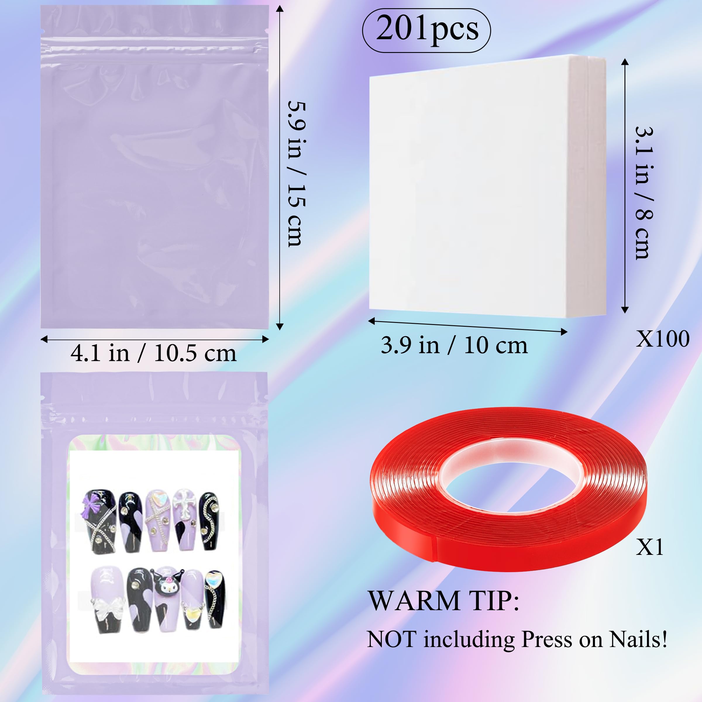 Qenk white cardstock sheets stack showing sturdy backing for neat displays
