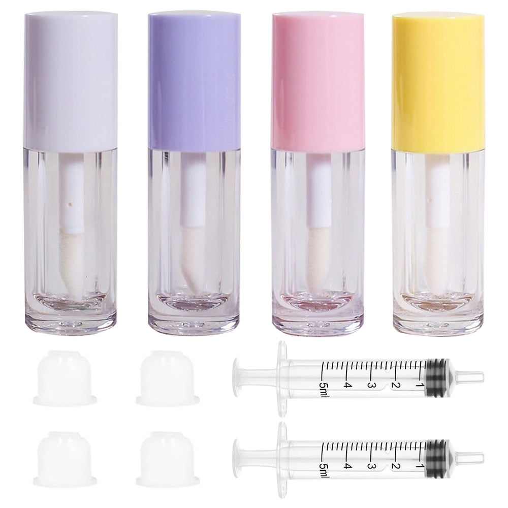 Qeuly clear tubes front view showing neat product presentation and easy identification