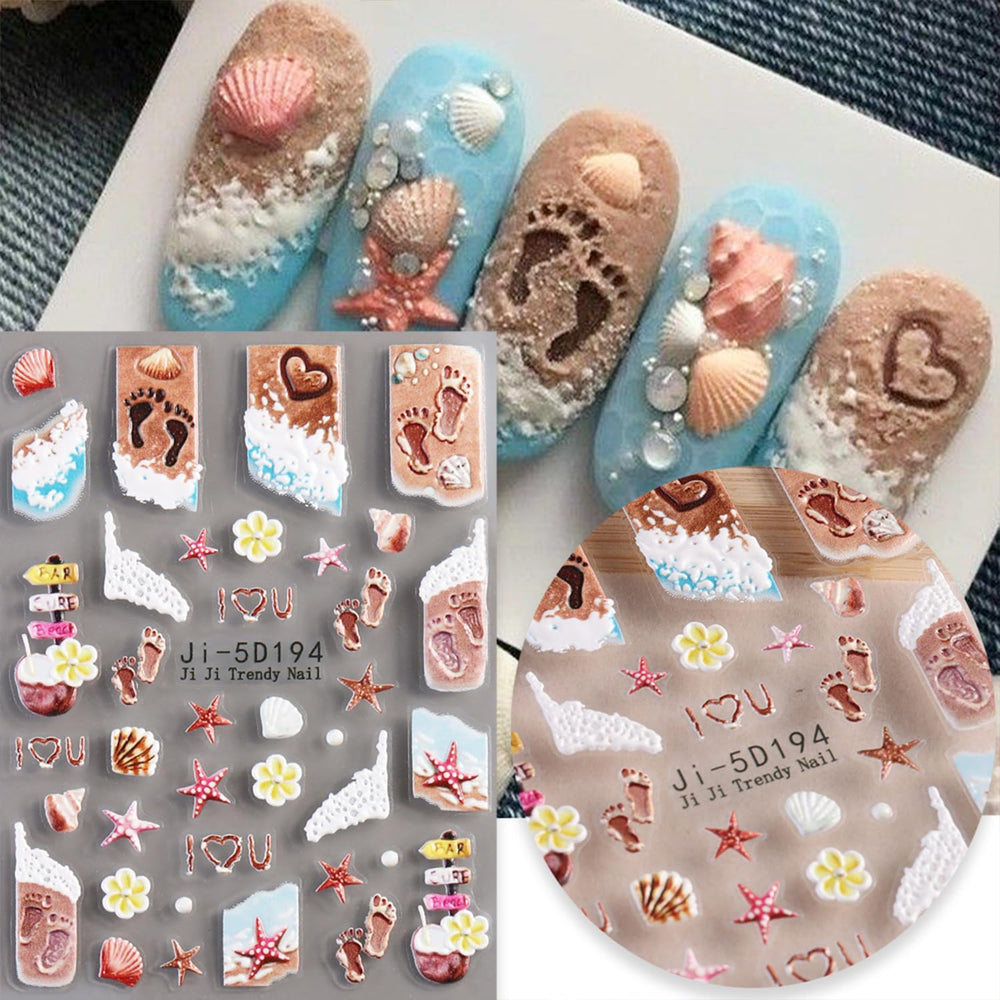 QEYRIYI applied on nail tip demonstrating quick DIY manicure upgrade