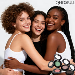QHOSIULI open palette showing single shade label and clear finish options