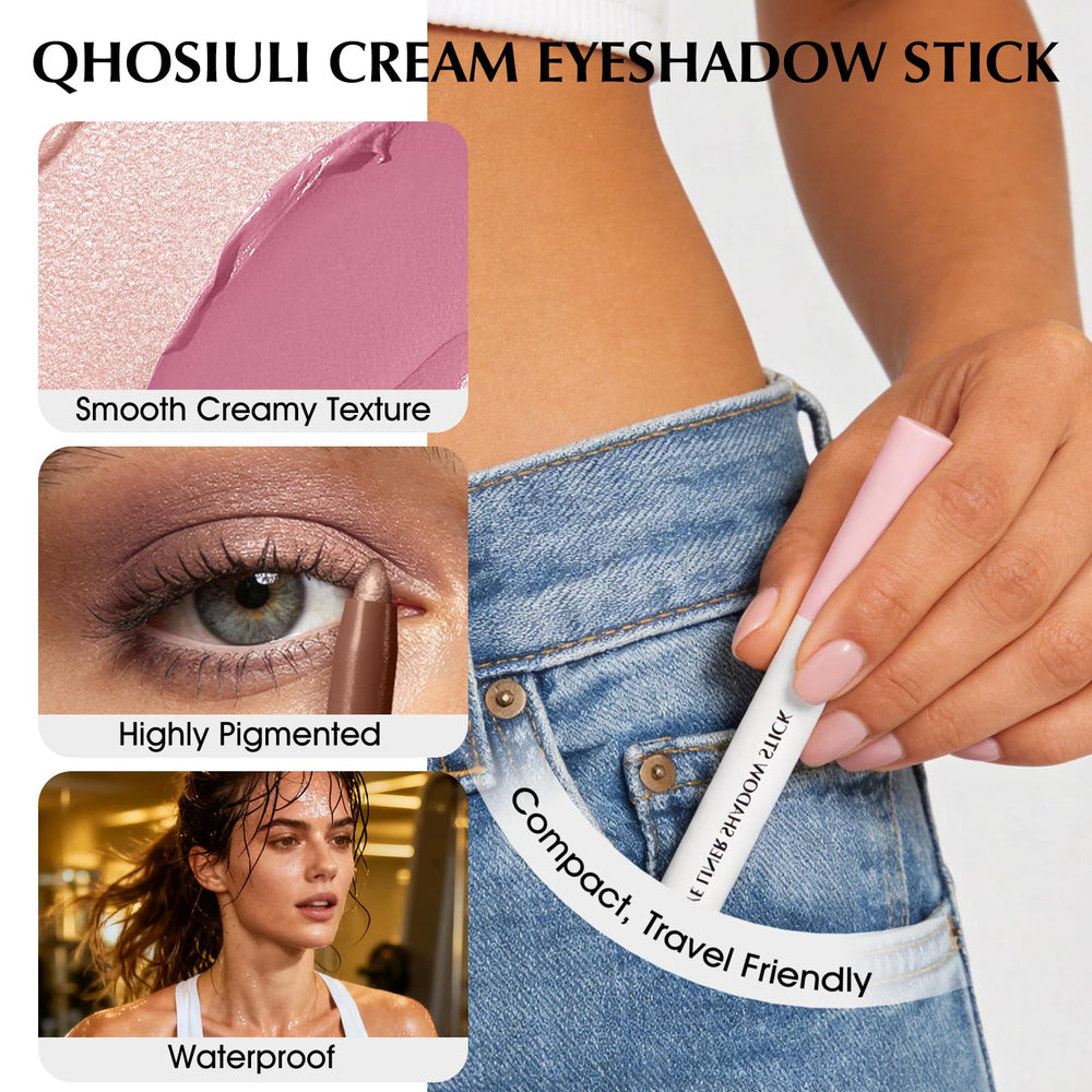 QHOSIULI packaging opened revealing single stick and clear labeling for travel convenience benefit