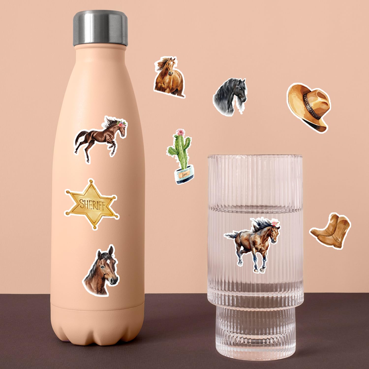 qhqqwzxqc stickers used on cupcakes and gifts to enhance party decor