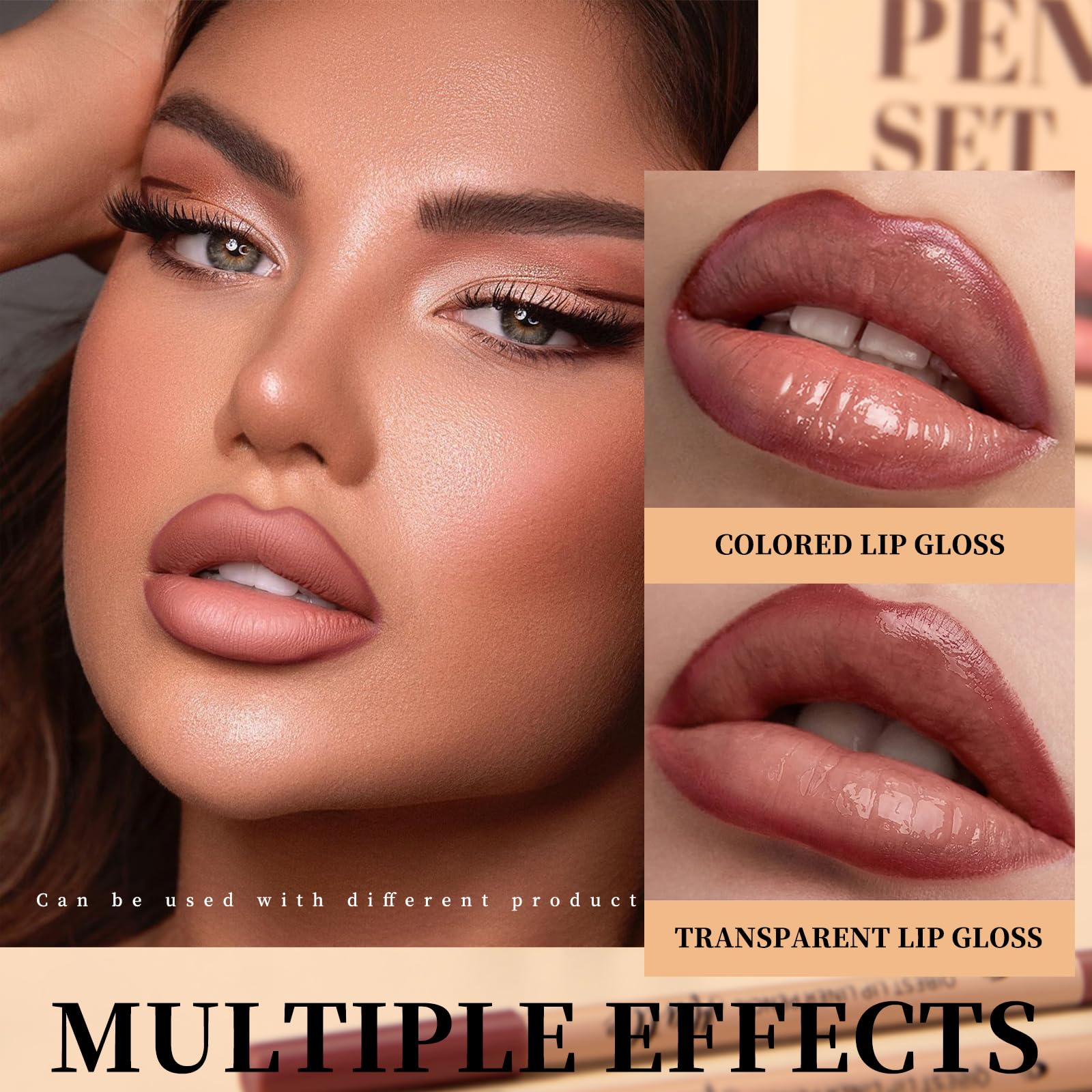 QiBest close-up of fine tip, precise shaping and smooth application benefit