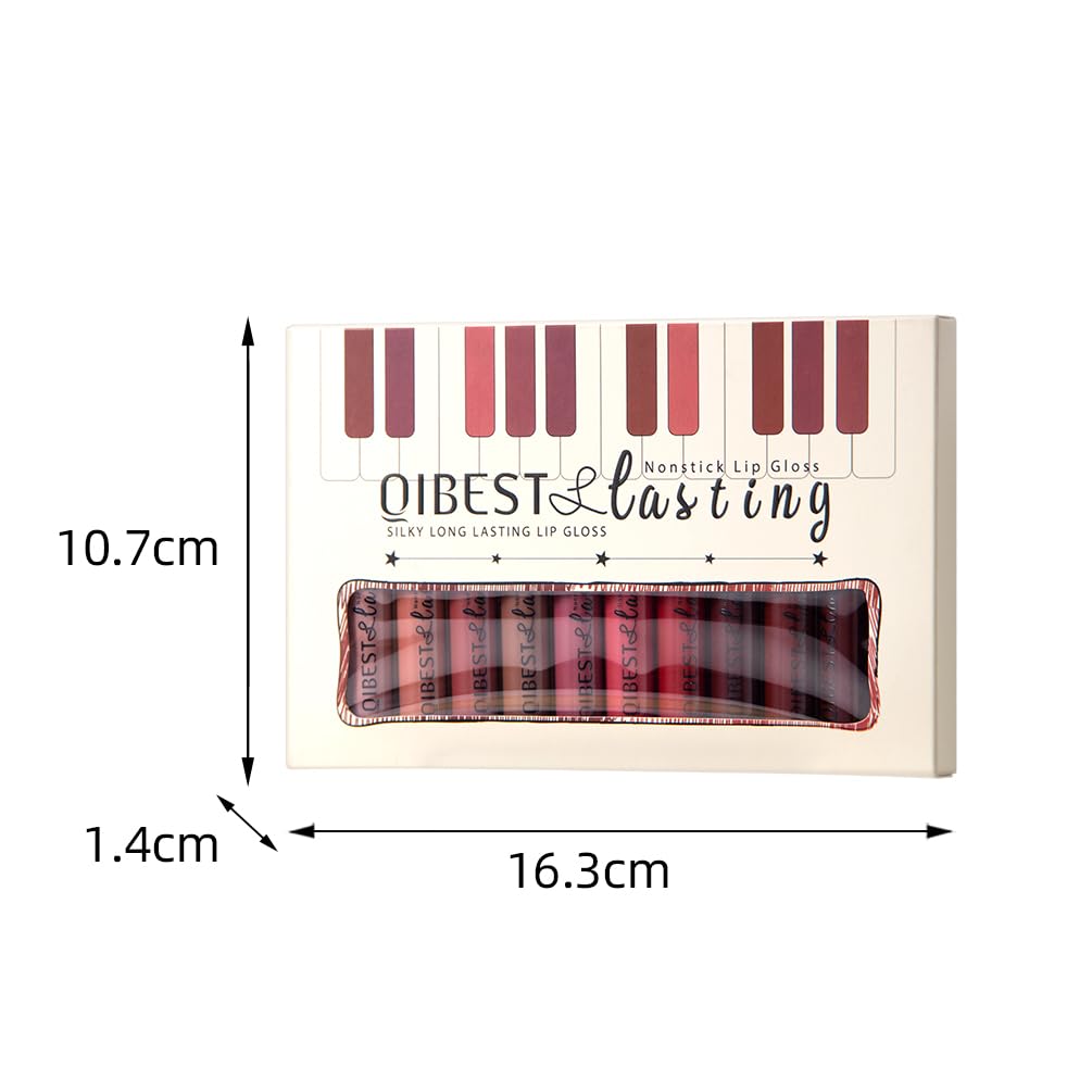 QiBest tube beside a chapstick for scale illustrating compact, travel-friendly size benefit