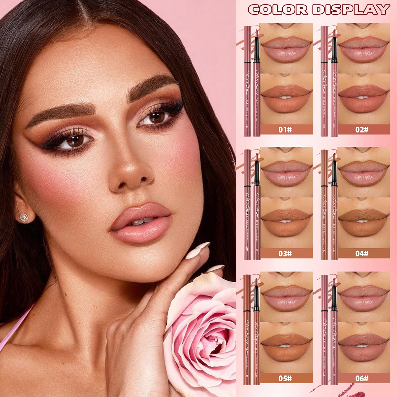 QiBest texture stroke on skin showing creamy glide and smooth finish benefit
