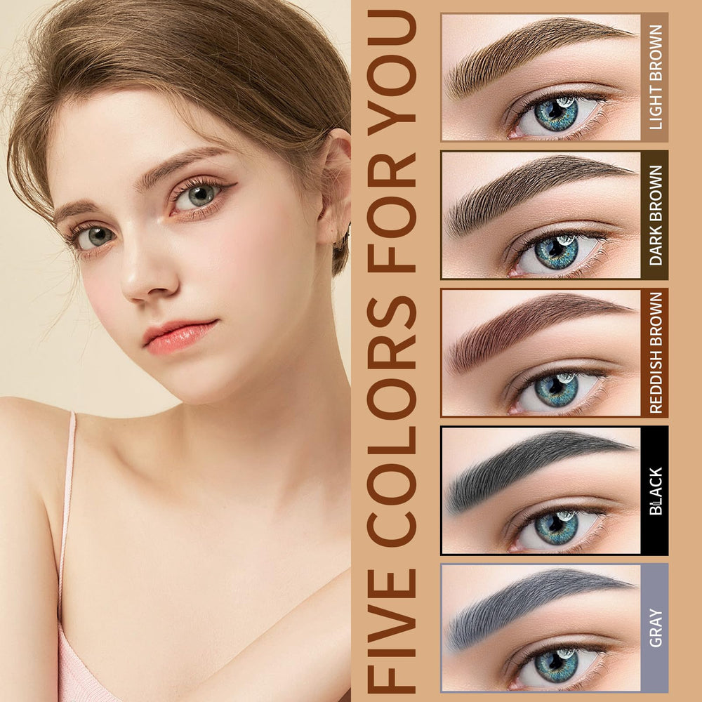 QIC brow scale comparison with coin showing compact travel-friendly size