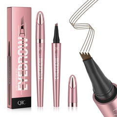 QIC front packaging showing brown 4-tip pen and benefits