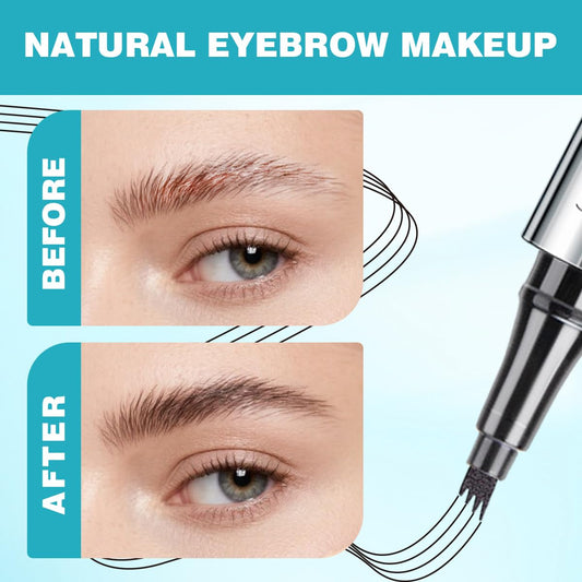 QIC close-up of the 4-tip microblade highlighting precise hair-like strokes