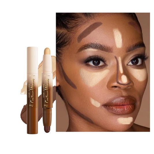 QIDSTERS dual-ended stick front view showing compact design and quick sculpting benefit