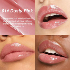 QIDSTERS dusty pink stick open detail illustrating smooth, easy application