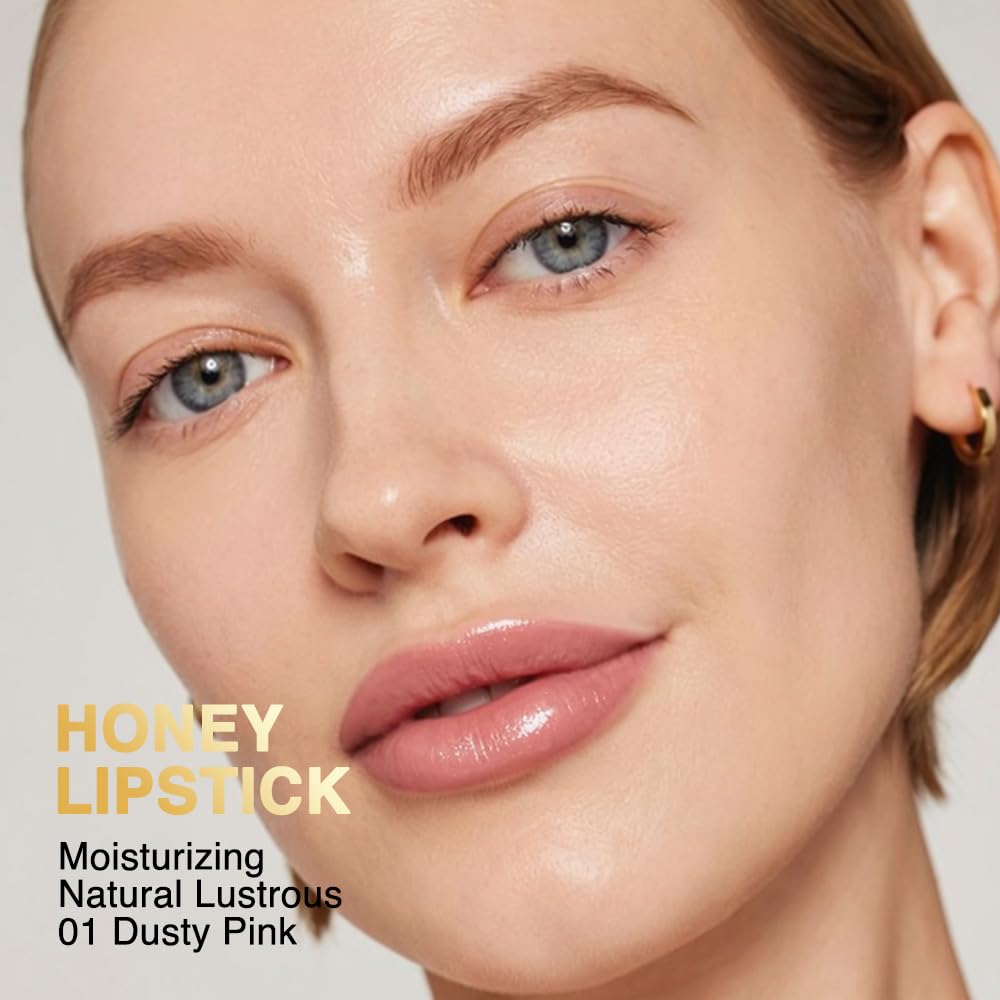 QIDSTERS dusty pink texture closeup displaying creamy honey-infused finish
