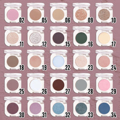 QIDSTERS brush applying mauve taupe demonstrating easy pick-up and even coverage