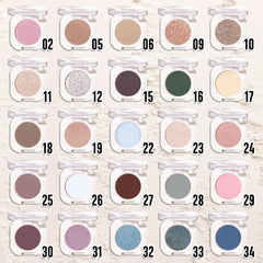 QIDSTERS eyeshadow on brush ready to deposit even, buildable color
