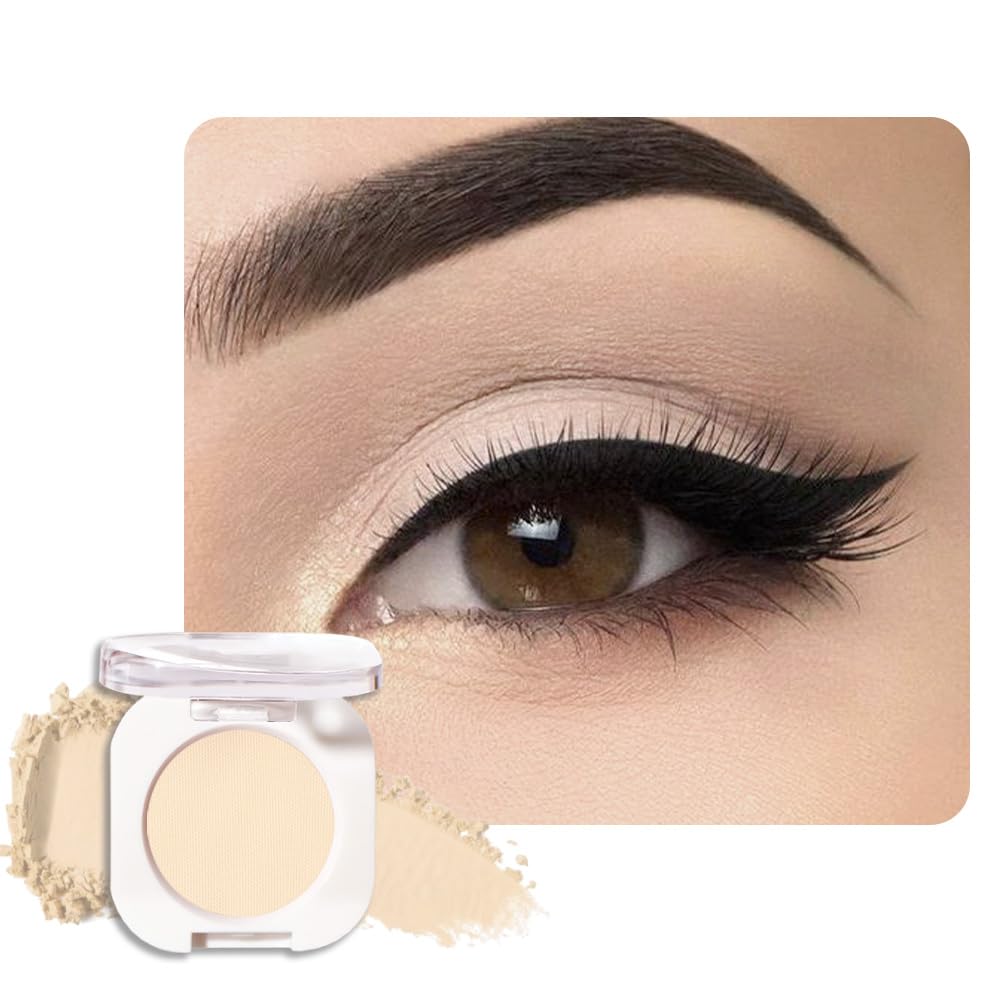 QIDSTERS front pan shot showing smoky beige matte shade and smooth finish