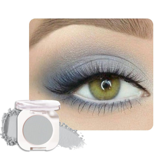 QIDSTERS smoky gray front pan showing true matte color and compact size benefit