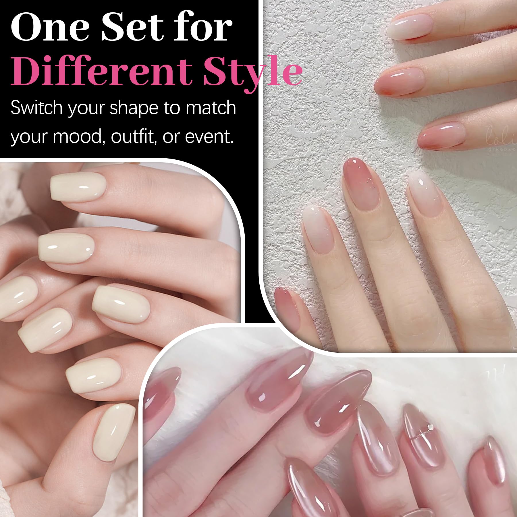 QIEK close-up of ultra-thin 0.22mm cuticle edge for seamless, natural blend
