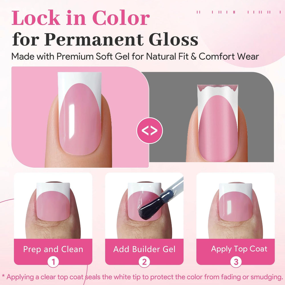 QIEK press on nails worn on hand offering quick salon-style look