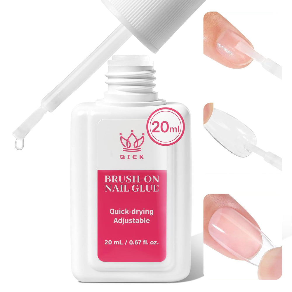 QIEK front bottle showing label and 20ml volume, clear hold benefit