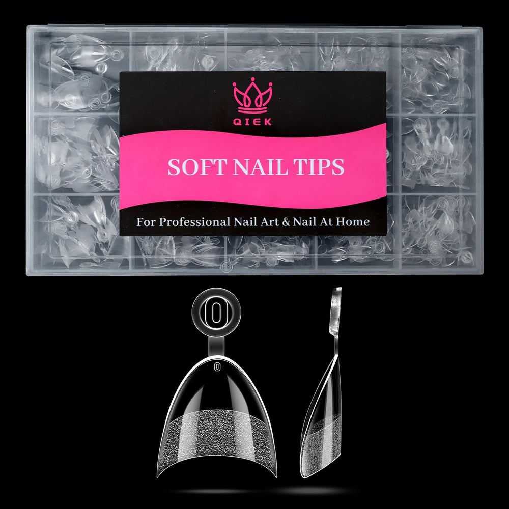 Qiek front packaging showing clear almond tips and quantity benefit