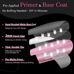 QIEK size labels and pull tabs visible for quick fit selection and easy application